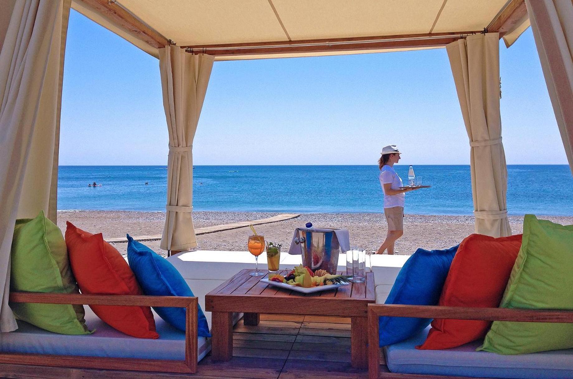 Rodos Palladium Leisure&Wellness Kallithéa Exterior foto Beach at the Grand Resort