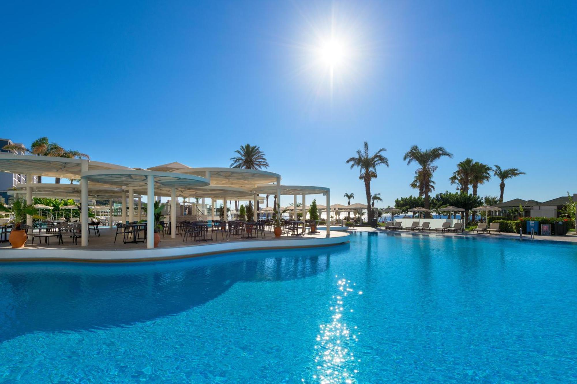 Rodos Palladium Leisure&Wellness Kallithéa Exterior foto The swimming pool at the hotel