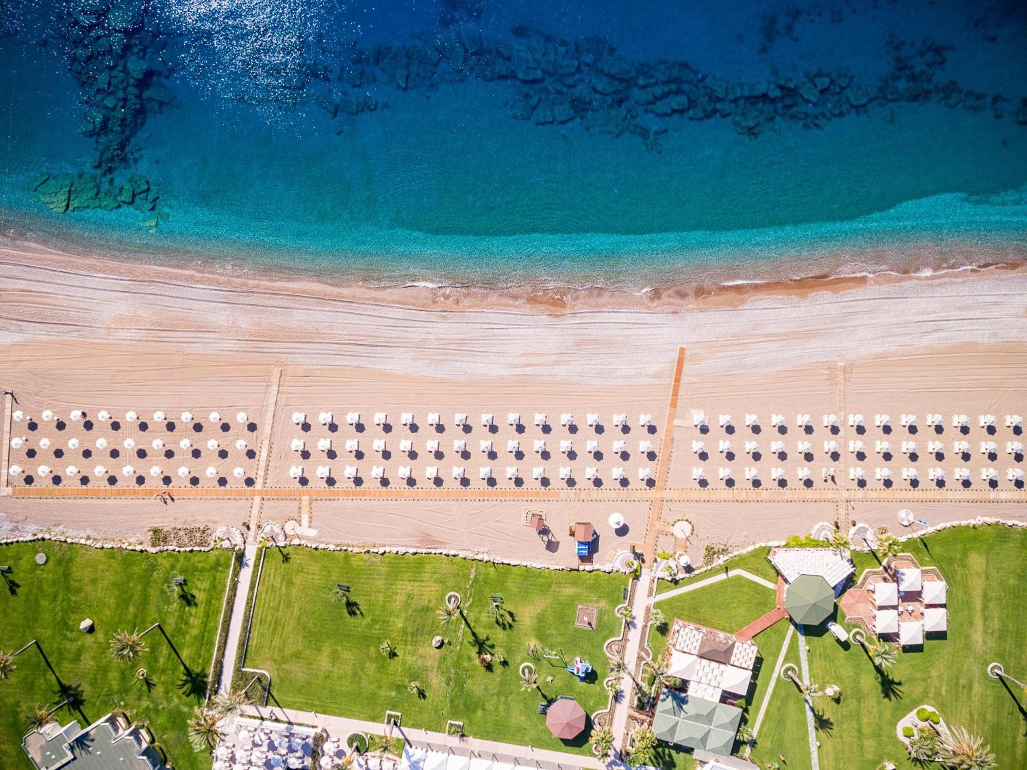 Rodos Palladium Leisure&Wellness Kallithéa Exterior foto Aerial view of the beach