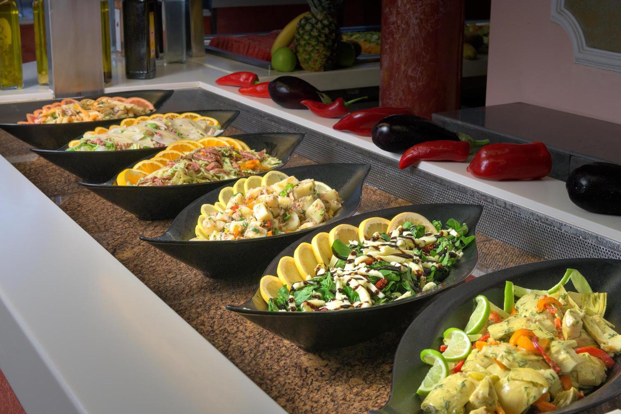 Rodos Palladium Leisure&Wellness Kallithéa Exterior foto A salad bar